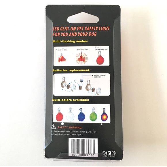 Led Light for Pets NWT - Blue - Picture 7 of 12